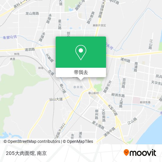 205大肉面馆地图