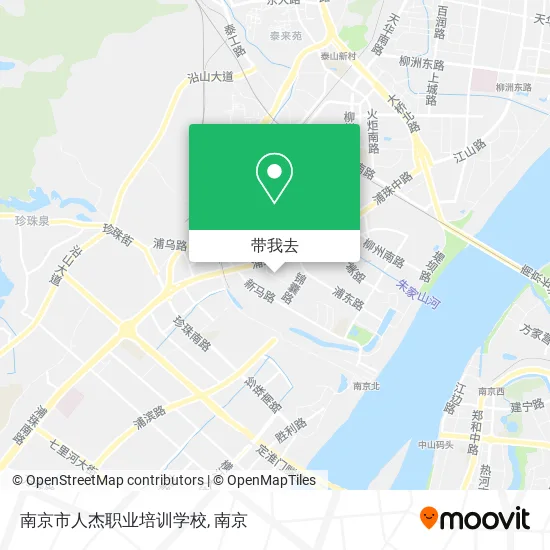 南京市人杰职业培训学校地图