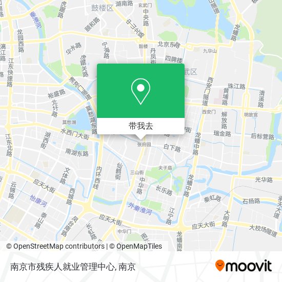 南京市残疾人就业管理中心地图