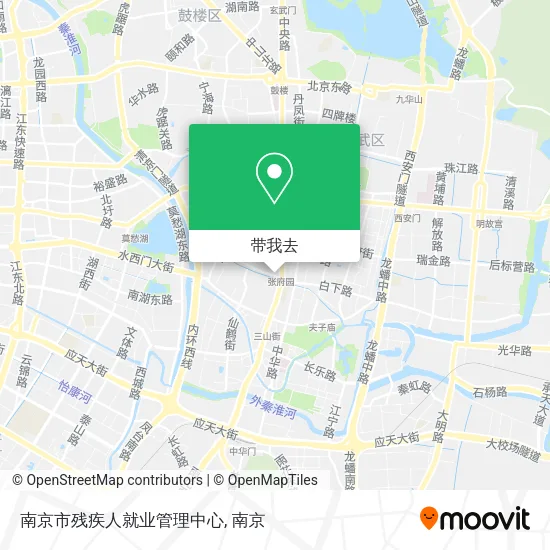 南京市残疾人就业管理中心地图