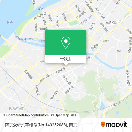 南京众轩汽车维修(No.140252088)地图