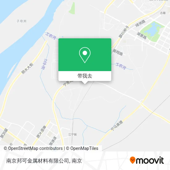 南京邦可金属材料有限公司地图