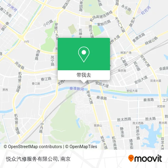 悦众汽修服务有限公司地图