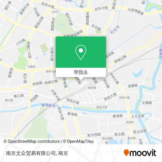 南京文众贸易有限公司地图