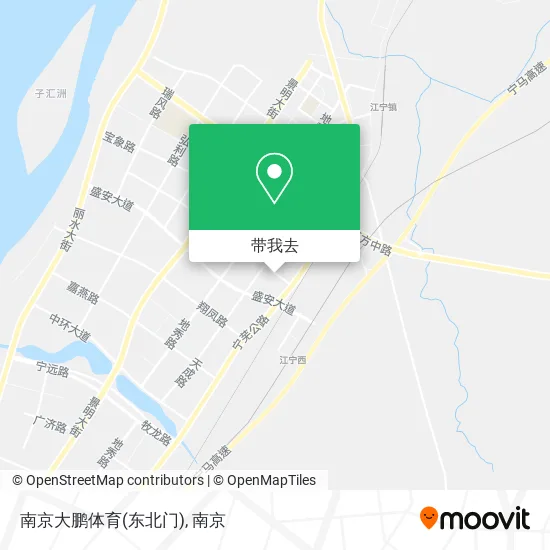 南京大鹏体育(东北门)地图