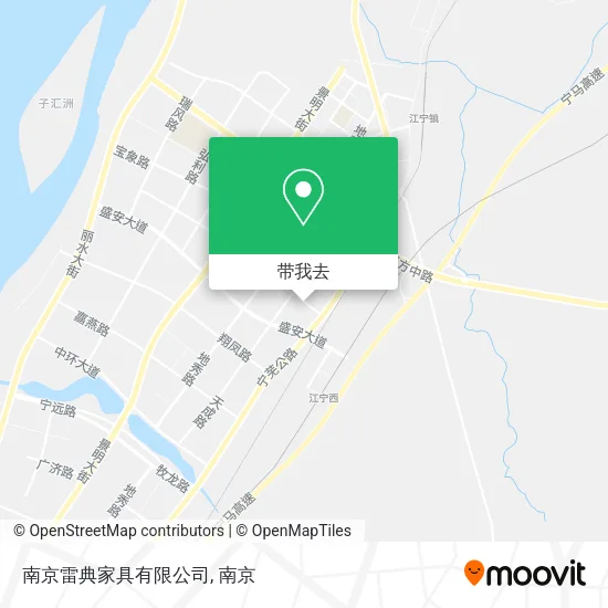 南京雷典家具有限公司地图