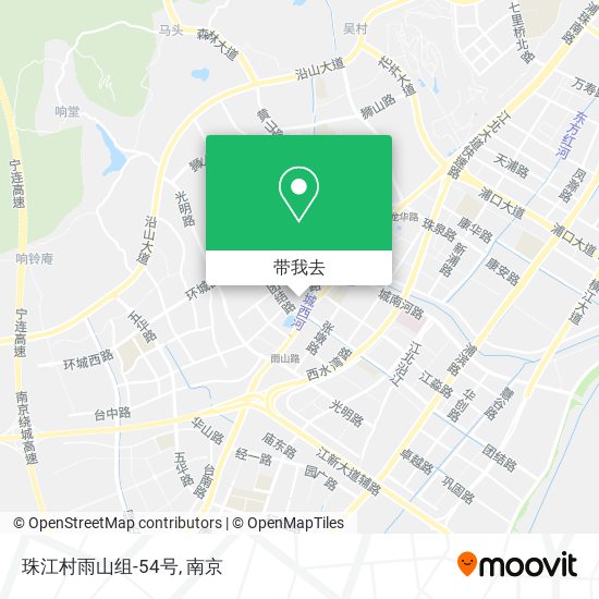 珠江村雨山组-54号地图
