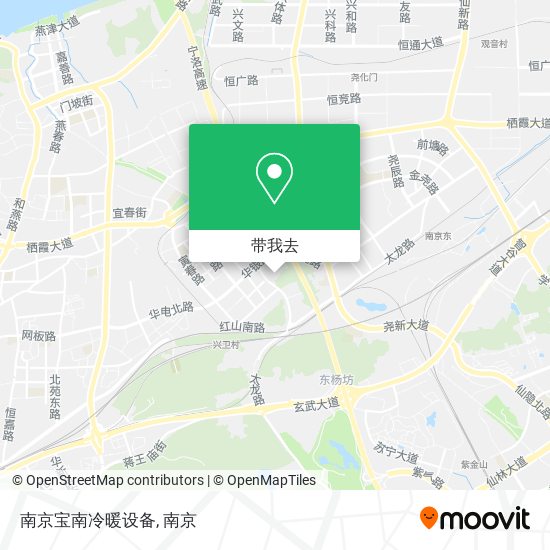南京宝南冷暖设备地图
