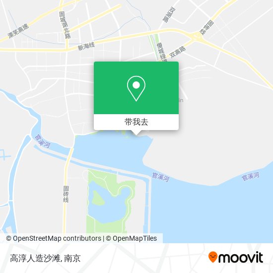 高淳人造沙滩地图