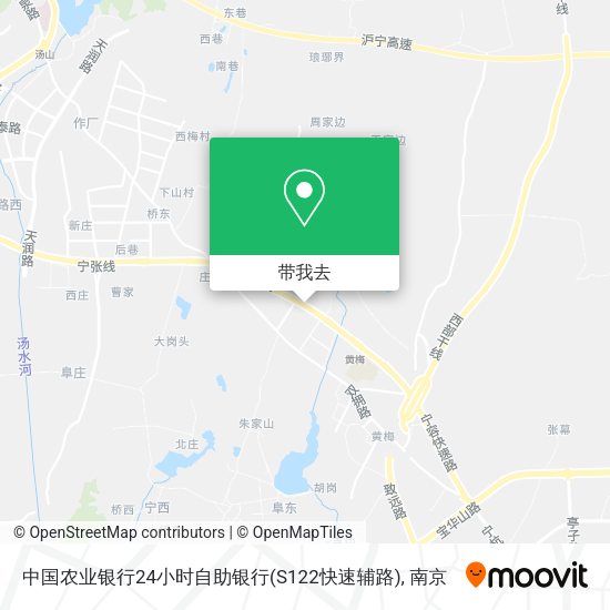 中国农业银行24小时自助银行(S122快速辅路)地图