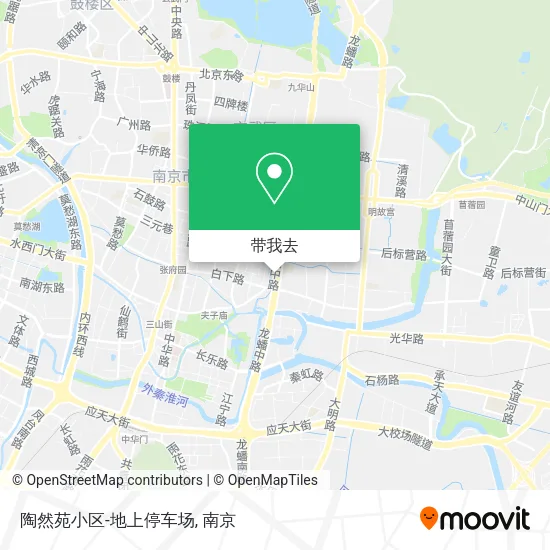 陶然苑小区-地上停车场地图