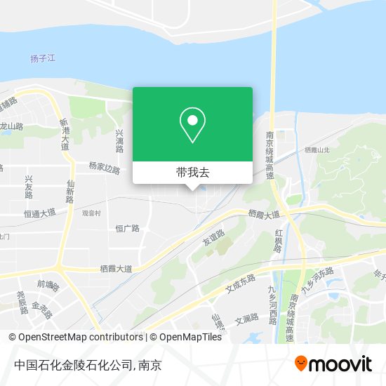 中国石化金陵石化公司地图
