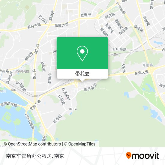 南京车管所办公板房地图