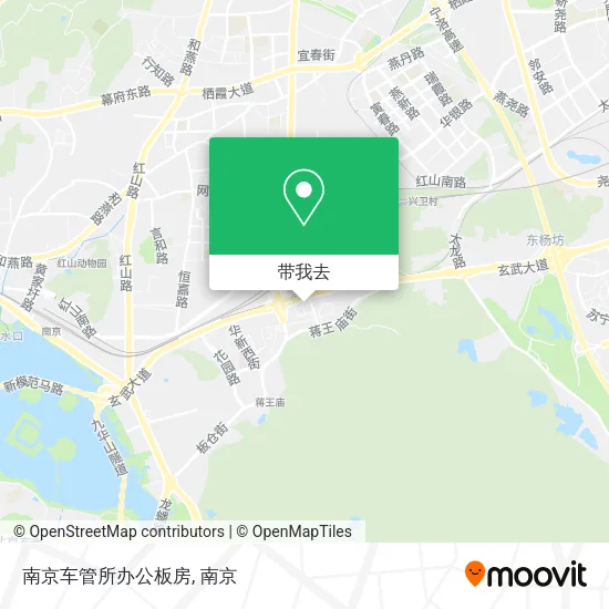 南京车管所办公板房地图