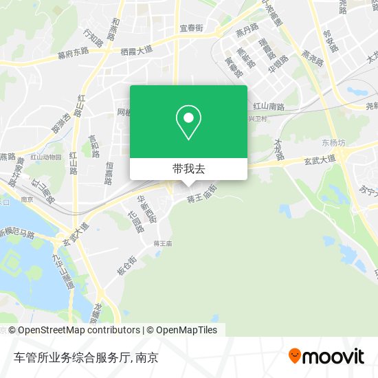 车管所业务综合服务厅地图