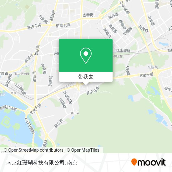 南京红珊瑚科技有限公司地图