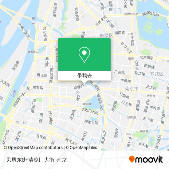 凤凰东街·清凉门大街地图