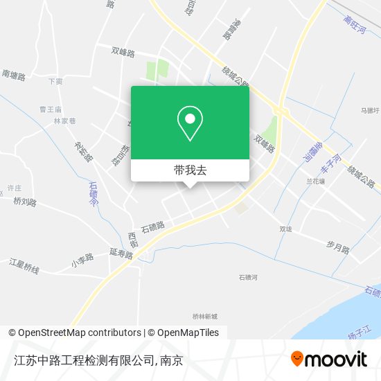 江苏中路工程检测有限公司地图