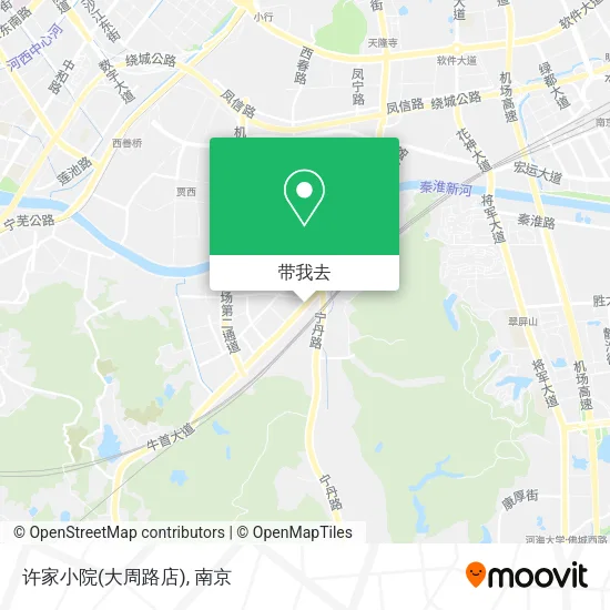 许家小院(大周路店)地图