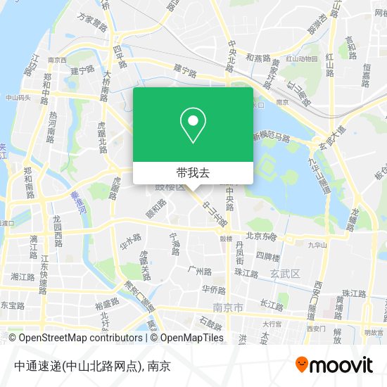 中通速递(中山北路网点)地图