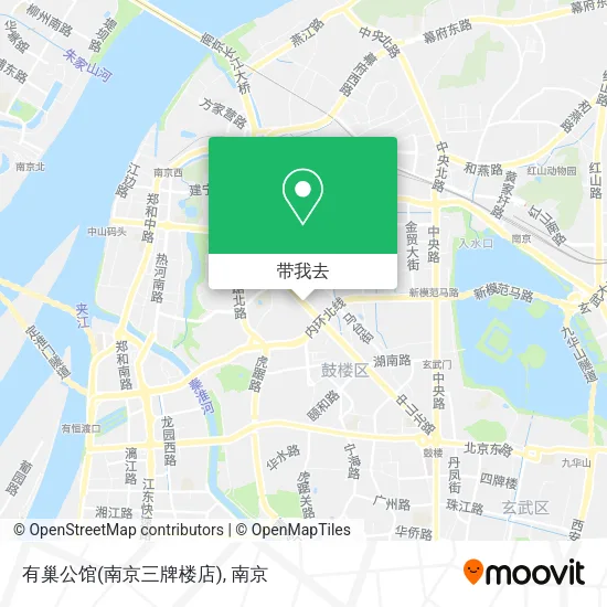 有巢公馆(南京三牌楼店)地图
