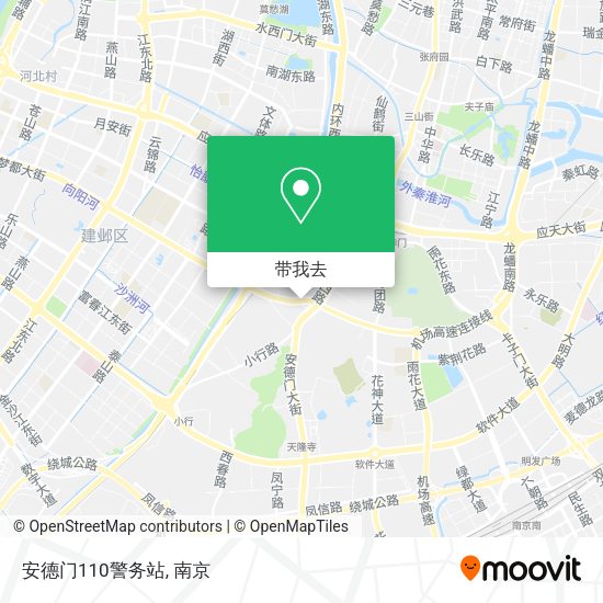 安德门110警务站地图