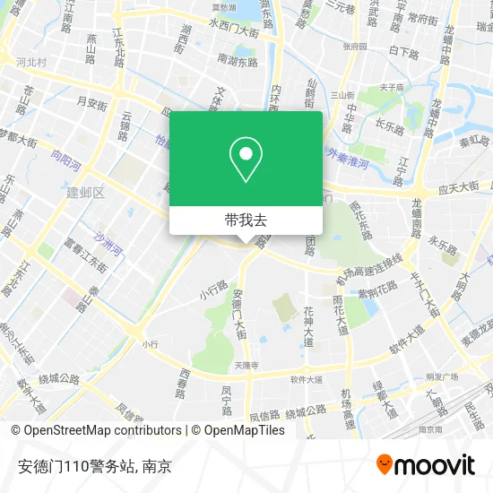 安德门110警务站地图