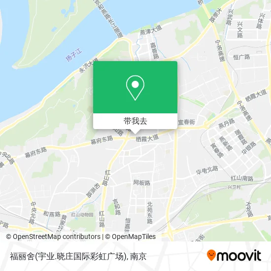 福丽舍(宇业.晓庄国际彩虹广场)地图