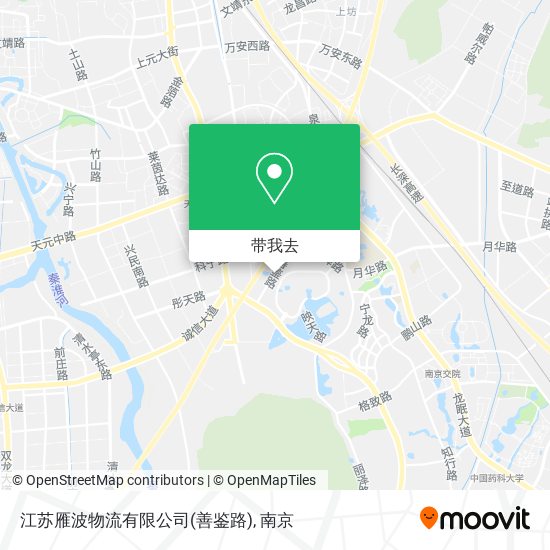 江苏雁波物流有限公司(善鉴路)地图