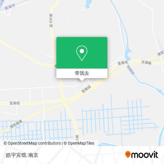 皓宇宾馆地图