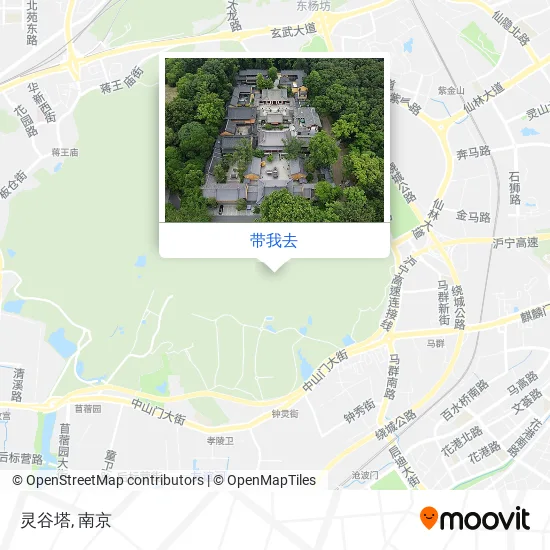 灵谷塔地图