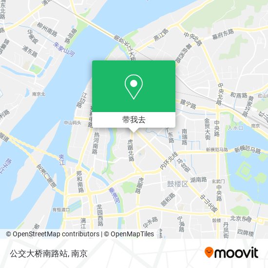 公交大桥南路站地图