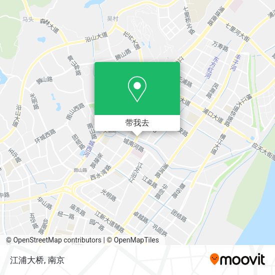 江浦大桥地图