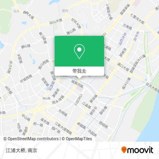 江浦大桥地图