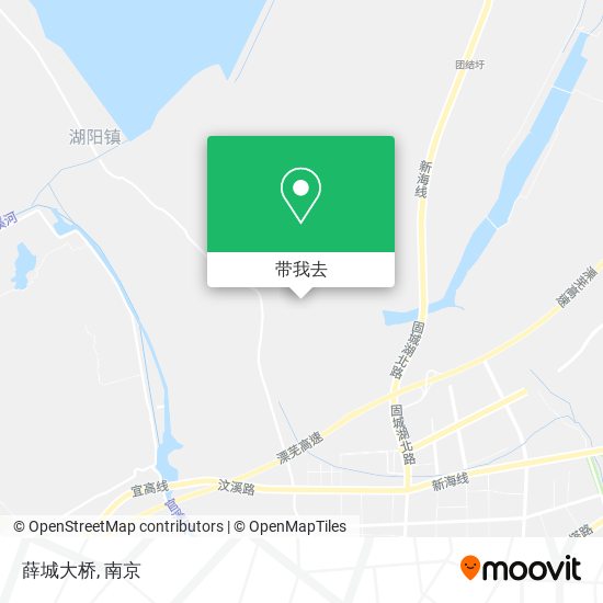 薛城大桥地图