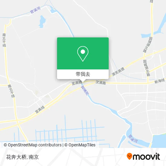 花奔大桥地图