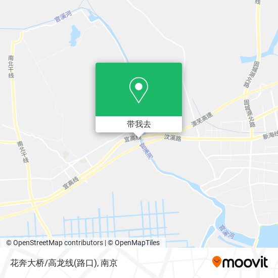 花奔大桥/高龙线(路口)地图