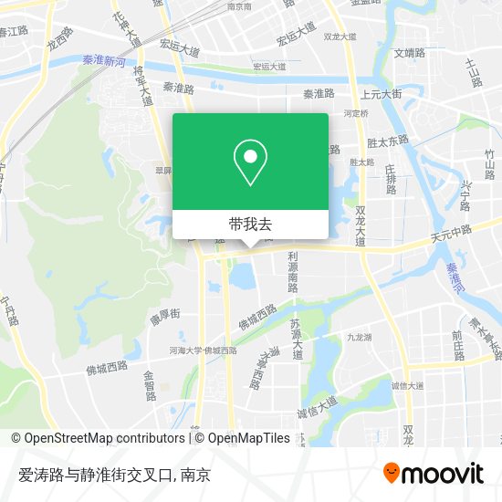 爱涛路与静淮街交叉口地图