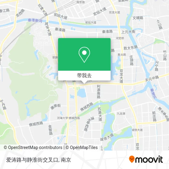 爱涛路与静淮街交叉口地图