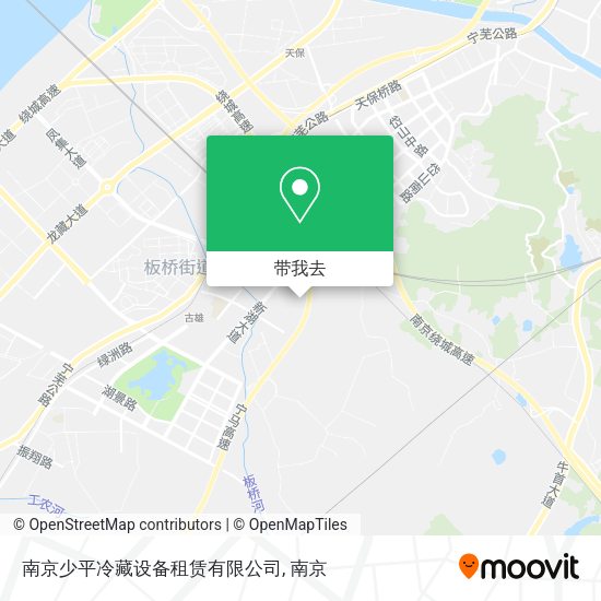 南京少平冷藏设备租赁有限公司地图