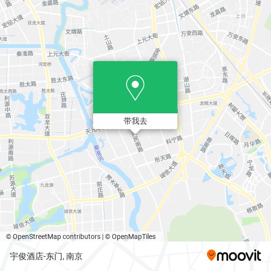 宇俊酒店-东门地图