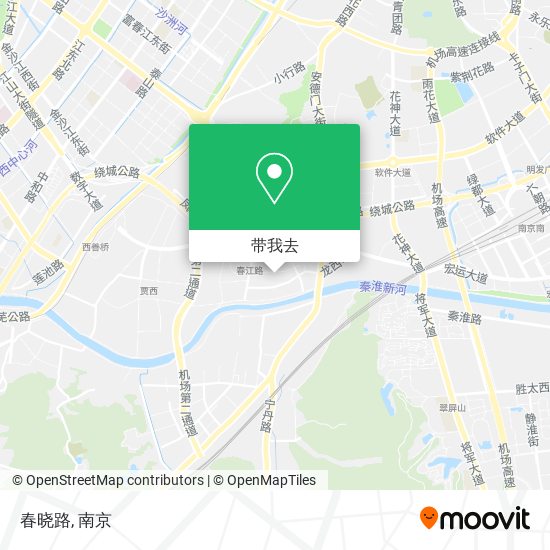 春晓路地图