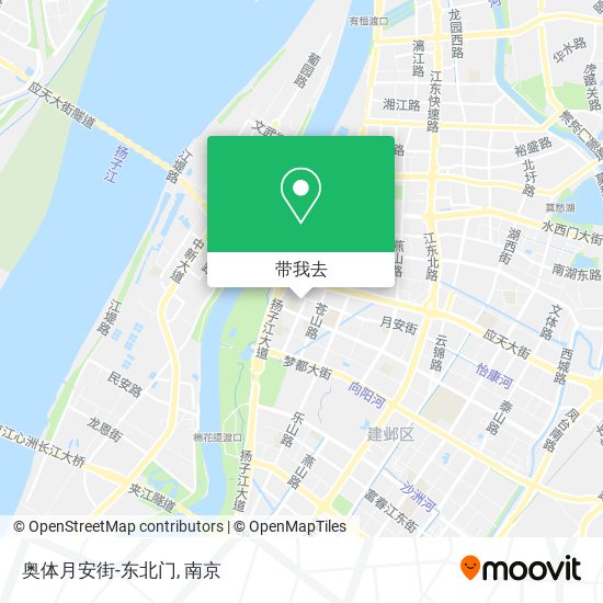 奥体月安街-东北门地图