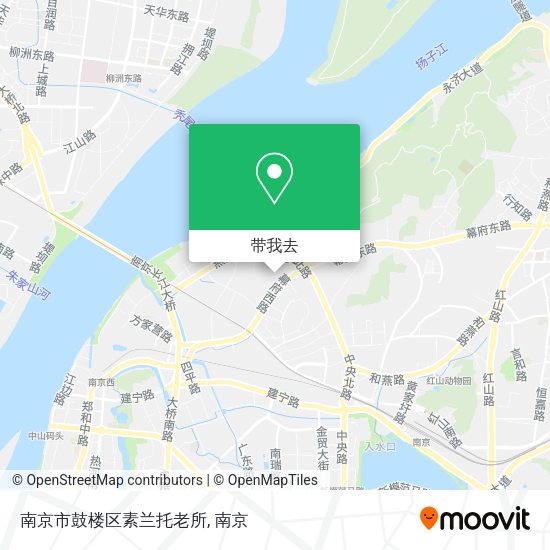 南京市鼓楼区素兰托老所地图