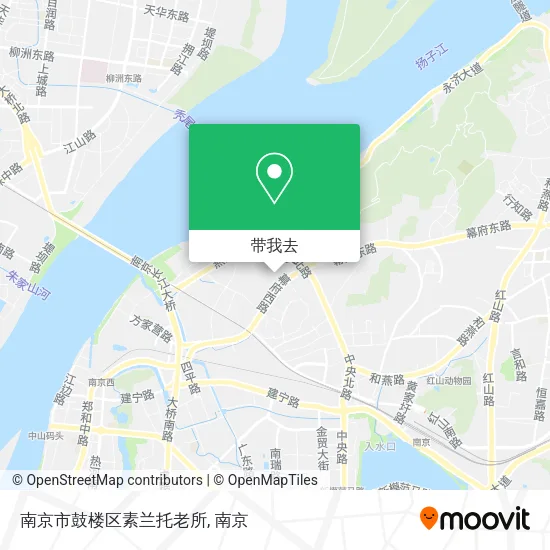 南京市鼓楼区素兰托老所地图