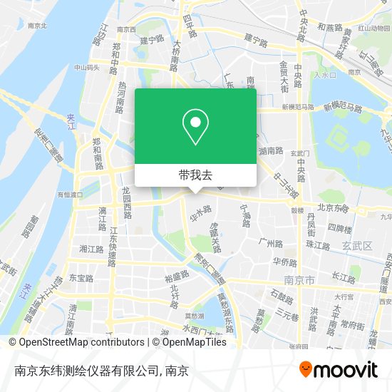 南京东纬测绘仪器有限公司地图