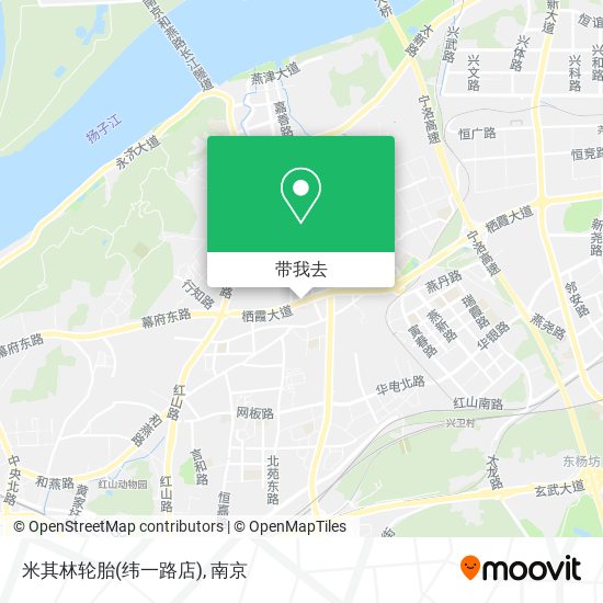 米其林轮胎(纬一路店)地图