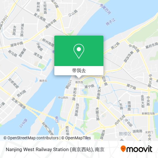Nanjing West Railway Station (南京西站)地图