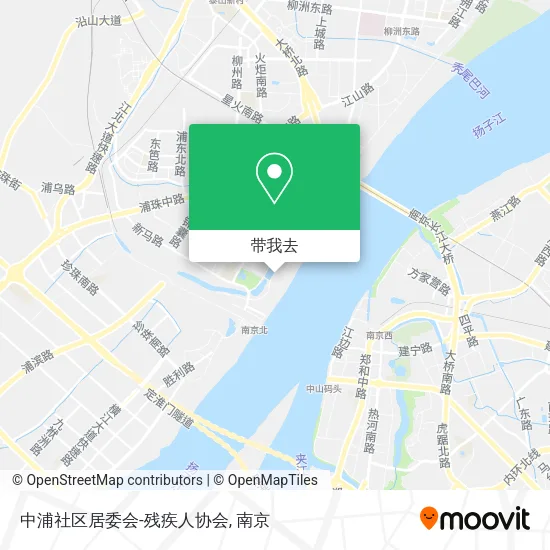 中浦社区居委会-残疾人协会地图
