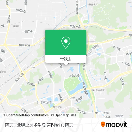 南京工业职业技术学院-第四餐厅地图